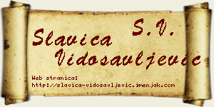 Slavica Vidosavljević vizit kartica